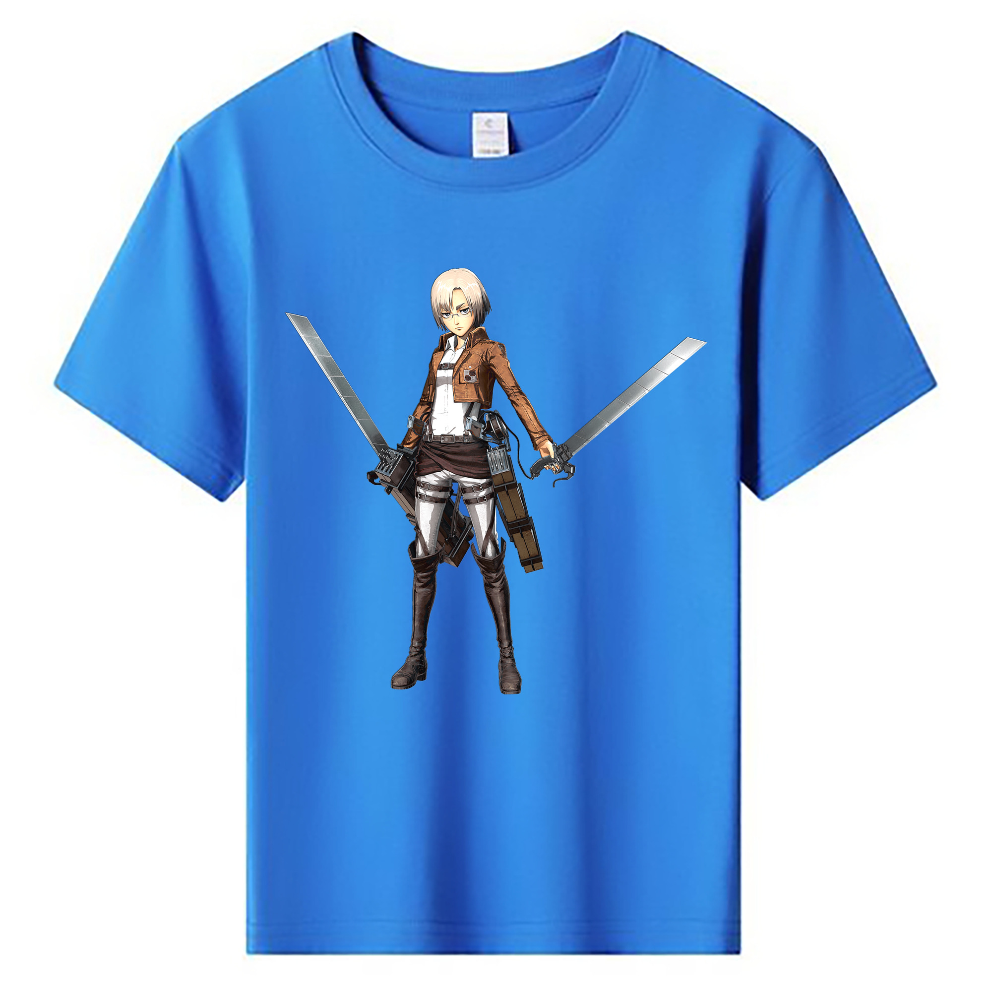 （画像用）  綿100％キッズTシャツ（フロントプリント）
